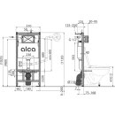 Alcadrain Vorwandinstallationssystem für Trockenbau...