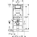 Geberit Duofix WC-Element mit Sigma UP-Spülkasten...