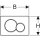 Geberit Betätigungsplatte Sigma01 für 2-Mengen-Auslösung, weiß