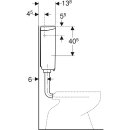 Geberit Aufputz-Spülkasten AP140.300 tiefh m 2-Mengen-Spülung weiß-alpin