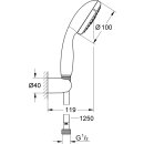 GROHE Brauseset Tempesta 100 2 Strahlarten, Schlauch 1250...