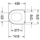 Duravit WC-Sitz Starck 3 Scharniere Edelstahl weiß