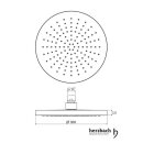 Herzbach LIVING SPA DESIGN IX PVD Regenbrause 300 round...