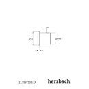 Herzbach DESIGN IX Unterputzventil/Zwei-/Drei-Wegeumsteller Black