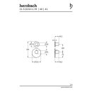 Herzbach LOGIC XL 1 Endmontageset für Universal-Thermostat-Modul Black