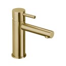 Herzbach DESIGN IX PVD Waschtisch-Einlochbatterie mit Ablauf M-Size Brass