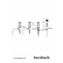 Herzbach ANAIS Vierloch Wannenbatterie chrom