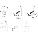 Villeroy & Boch Stand-Tiefspül-WC Kombination O. NOVO