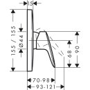 Hansgrohe LOGIS Fertigmontageset Brause