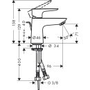 Hansgrohe TALIS E 80 Einhandmischer Waschtisch mit...