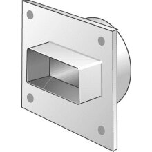 Helios Flachk.-Anschluss-Stück FLAS 100 DN 100 (Wand), Preis per Stück