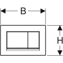 Geberit Betätigungsplatte Sigma30 für...