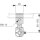 TECEprofil Armaturenanschluss m. Wandsch. 1/2 x1/2 lange Ausführung