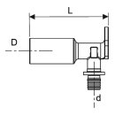 TECE profil System-Wandscheibe 1/2" x 1/2"...