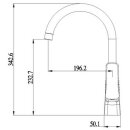 Beitz & Walz AQVARETRO Spültisch-Ehm. ND Hebel seitlich chrom