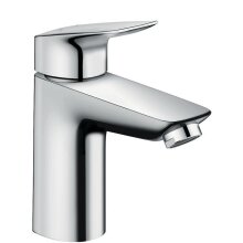 Hansgrohe LOGIS 100 Einhandmischer Waschtisch mit Metall Ablaufgarnitur