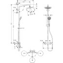 Hansgrohe CROMA Showerpipe 220