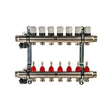 Heizkreisverteiler mit Topmeter, Edelstahl 2-12 HK