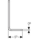 Geberit GIS Montagewinkel lang, 12 cm