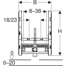 Geberit GIS Bidet-Element universell