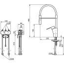 Mora CERA duo miniprofi Hybridarmatur m. Hygienespülung