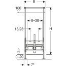 Geberit Duofix Bidet-Element für Einlocharmatur,...