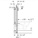 Geberit Duofix Baustein für Massivbau für...