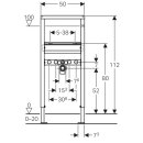 Geberit Duofix Basic Waschtisch-Element für...