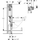 Geberit Duofix WC-Element mit Omega UP-Spülkasten...