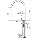 Mora CERA K5 Spültisch Einhebelmischer mit Geräteventil