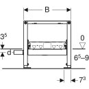 Geberit Duofix Dusch-Element 500 mm mit Wandablauf, d40,...