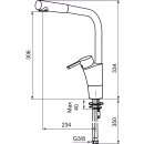 Mora MMIX K6 Spültisch Einhebelmischer Chrom