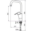 Mora MMIX K6 Spültisch Einhebelmischer Chrom