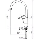 Mora MMIX K5 Spültisch Einhebelmischer Chrom