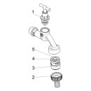 Schlösser 1/2" Auslaufventil mit Belüfter&RV DVGW