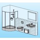 Homa Saniflux V WC - Kleinhebeanlage / Vorwandinstallation