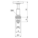 Schlösser DN15 - 1/2" Schrägsitzventil -...