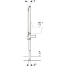 Geberit Duofix Ausgussbecken-Element für Wandarmatur, Bauhöhe 1300 mm