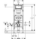 Geberit Duofix WC-Element mit Sigma UP-Spülkasten 120mm, barrierefrei, Bauhöhe 1120 mm