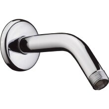 Hansgrohe Brausearm ohne Kugelgelenk, 1/2", 128 mm Ausladung, 45°, verchromt