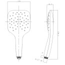 Beitz & Walz AQUVASHOWER Handbrause 1-strahlig...