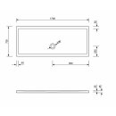 Schröder Rechteckduschwanne Flat New E 170x70x2,5 cm