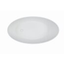 Schröder Badewanne Designwanne Golem E 160 S 160,5x85x46/58 cm cremeweiß matt