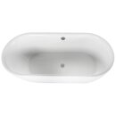 Schröder Badewanne Ovalwanne Mosel New 179,5x82,5x47/59 cm weiß