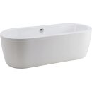 Schröder Badewanne Ovalwanne Rhein 200x100x51/64 cm...