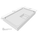 Schröder Duschwannenträger für Flat E 120x70