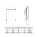 Herotec Verteilerschrank Unterputzputz UVS 1200