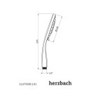 Herzbach deep Handbrause 130 Multi