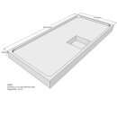 Schröder Duschwannenträger für Flat E 170x80