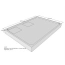 Schröder Duschwannenträger für Flat E 140x100